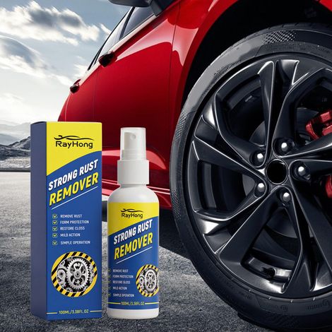 Auto-Rostentferner-Spray – reinigt die Karosserie, entfernt Schmutz und Ablagerungen und frischt Reifenrost auf – 100 ml -- DTEKGAZ (1/5)