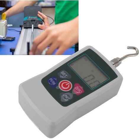 Manomètre numérique ZX Mini à force de poussée-traction, testeur de force de poussée-traction multifonctionnel de haute précision avec capteur intégré (1/5)