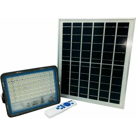 FARO LED CON PANNELLO SOLARE LUCE FREDDA 120W/200/300/400/600/800W IP66/67 100 (1/5)