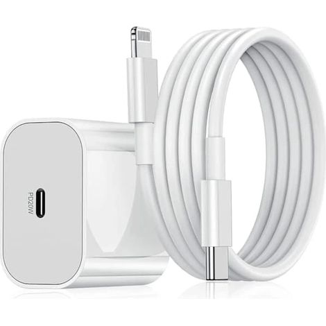 Chargeur rapide Samsung USB-C 20 W + câble de 1 m, emballage individuel, blanc (1/5)