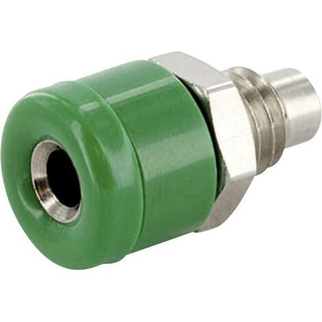 econ connect HOBGN Fiche femelle de laboratoire embase femelle, verticale Ø de la broche: 2.6 mm vert 1 pc(s) Y721301 (1/4)