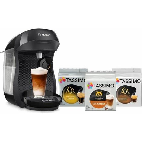 Bosch Tassimo Happy Kaffeevollautomat Schwarz