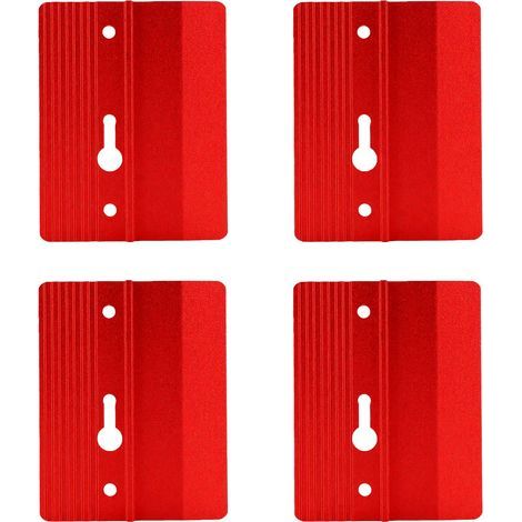 Outils de montage de cloisons sèches, panneau de Support en Place, supports de positionnement de plaque de plâtre de plafond en alliage d'aluminium 4 pièces (1/5)