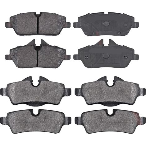 KIT PASTIGLIE FRENO ANTERIORI E POSTERIORI compatibile con MINI COUPE' (R58) / PASTIGLIE FRENANTI AUTO OEM P 06 051,P 06 052 / SOSTITUZIONE DIRETTA / BASSA POLVERE / SILENZIOSO