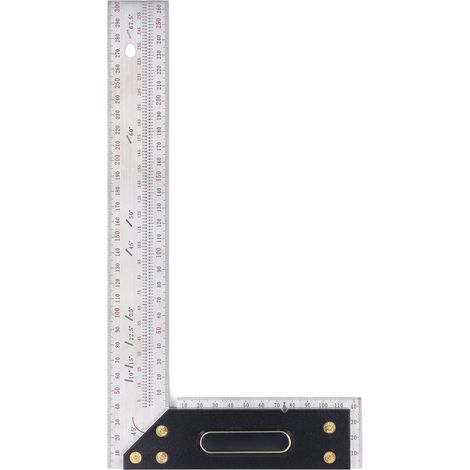 Équerre de Mesure L en Acier Inoxydable 300mm à Haute Précision pour Charpente (1/5)