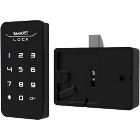 Serrure à combinaison intelligente pour armoire, serrure à code, serrure à came sans clé, noire, pour école.