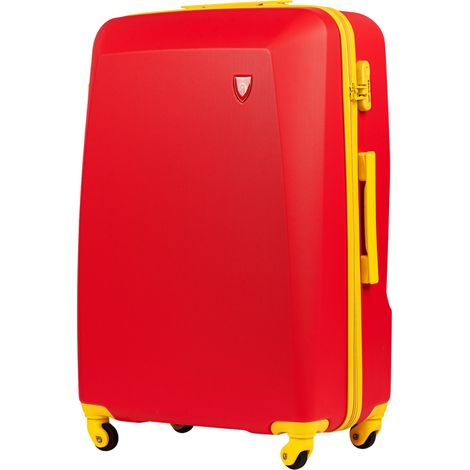 Maleta grande Wings x Jagiellonia de 71 cm (28"), color rojo.