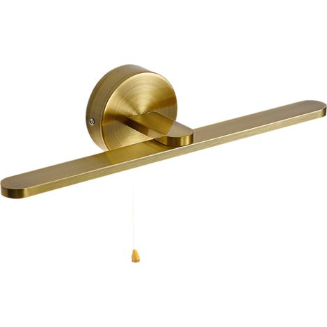 Applique Murale - Lampe LED 11 W 3000 K 880 Lm - IP44 - Bras Droit en Aluminium - Pour Salle De Bain Miroir Bureau Restaurant Hôtel - 1 Pièce