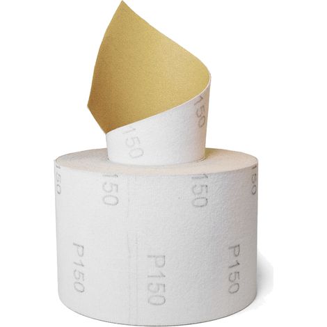 Rouleau papier abrasif auto-lubrifiant velcro 115 mm 25m grain 220 Fervi