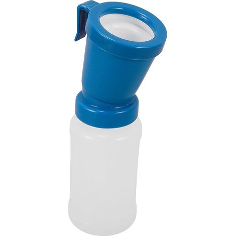 Gobelet de Bain Médicamenteux - 1 Pièce - Plastique et Silicone - Conception Anti-reflux pour Trayons - Élevage Bovin et Ovin - Bleu 300ml (1/5)