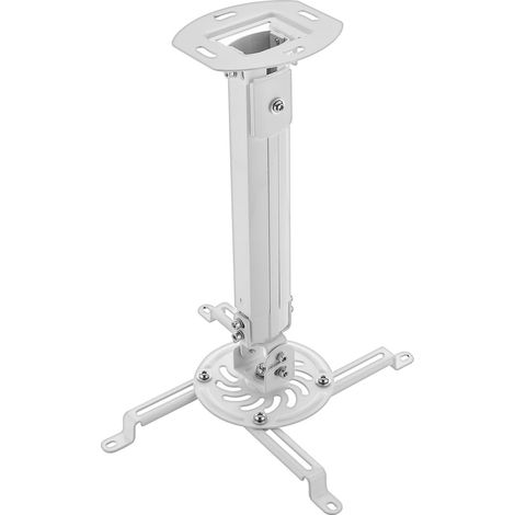 1 Support Plafond Projecteur, Réglable 380-580mm, Pivotant 360°, Charge 13,5kg, Pour Vidéo (1/5)