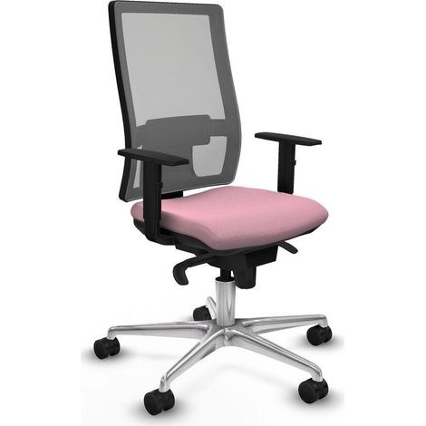 piqueras-y-crespo Horna chaise de bureau rose ergonomique