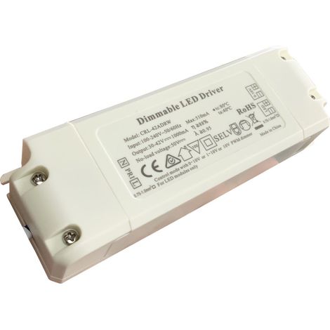 Europalamp – Driver 40W dimmable pour dalles LED 60x60 cm et 120x30 cm – Compatible avec éclairage professionnel – Idéal pour espaces techniques (1/2)