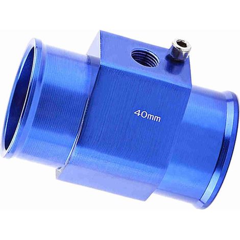 BRAVIX Adaptateur de Tuyau de Joint de température d'eau de Voiture, Adaptateur de capteur de température de Tuyau en Aluminium Universel pour la Plupart des Voitures (40mm)