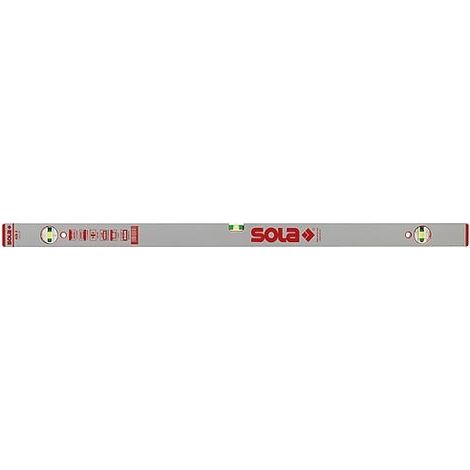 Niveau à bulle en aluminium Sola AZB 3, 1800 mm, 2 fioles