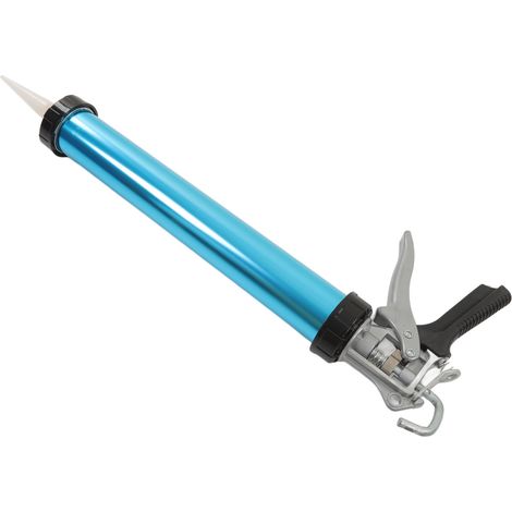 Pistolet à calfeutrer manuel professionnel anti-goutte, poignée rotative en aluminium ergonomique, pistolet à mastic robuste (1/5)