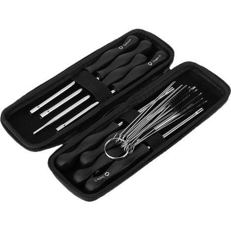 Jeu d'outils de réglage carburateur, tournevis et brosse de nettoyage pour réparation (1/5)