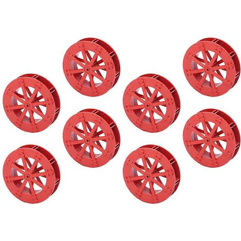 Ensemble d'accessoires pour fontaine de bureau à aubes (8 pièces, plastique rouge) (1/5)
