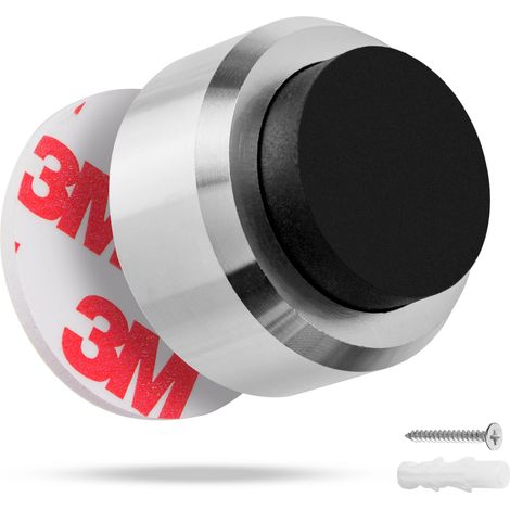 Türstopper Wand Edelstahl 1x Wand-Puffer Gummi-Puffer Tür-Puffer Door-Stopper (1/4)