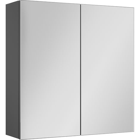 Badspiegelschrank Lavia, Anthrazit, 60 x 60.2 cm, Vicco (1/5)