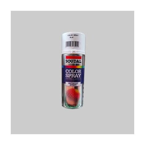 Bomboletta spray metallizzato soudal 400 ml - argento conf. da 6 pz