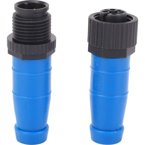 Ortviai Terminateur NMEA 2000 M12-5 broches A-type, boîtier plastique bleu résistant au froid/chaleur (1/5)