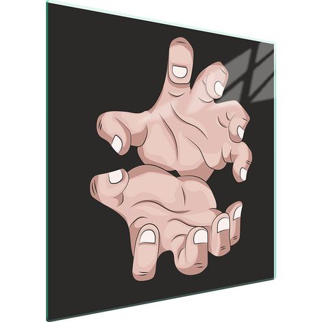 PIASTRA PROTETTIVA IN VETRO PER FORNELLO 50x52 MANO (1/5)