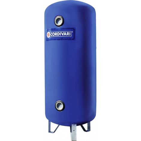 SERBATOIO ACQUA REFRIGERATA ZINCATO VERTICALE COIBENTATO 20MM MODELLO ZC 20 VT - LT 300 - COR