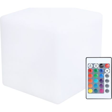 RGBW-LED-Schreibtischlampe 10x10x10cm, wasserdichte USB-Lichtwürfel, 16 wechselnde Farben für Bar und KTV. (1/5)