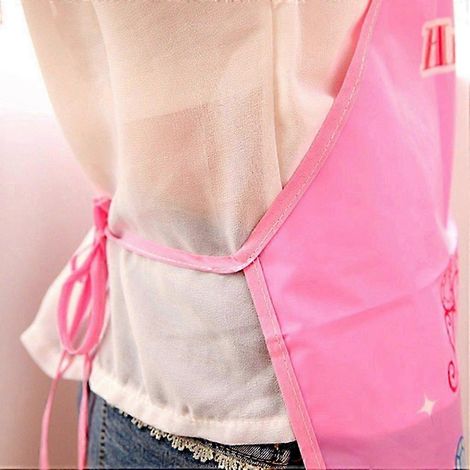 Tablier imperméable à motif dessin animé mignon, parfait pour la cuisine et la restauration. (1/5)