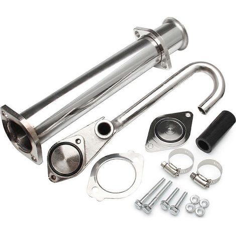 Kit de dérivation du refroidisseur de voiture pour vanne EGR de moteur turbocompressé 6.0L (comme illustré) (1/5)