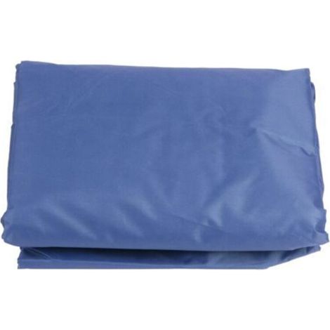 Housse de protection supérieure pivotante de remplacement pour chaise de jardin, étanche à l'eau et à la poussière, bleu, 3 places, 190x132x15cm (1/5)