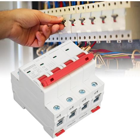 Le nouveau disjoncteur DZ47s-63Z C32 4P CC est un disjoncteur miniature 1 000 V 32 A destiné aux systèmes photovoltaïques. Il se monte sur rail DIN et possède un pouvoir de coupure basse tension de 6 (1/5)