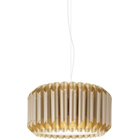 Sospensione Moderna Louise Polilux ® New Gold E Metallo Cromo 1 Luce E27 (1/2)