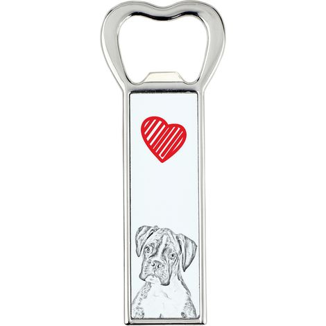 Boxer, Boxer III - apribottiglie con cane, apri frigo personalizzato, regalo unico per uomo di Art-Dog (1/5)