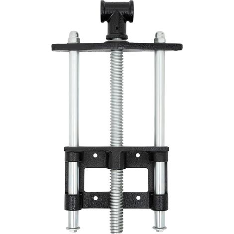 Tornillo de banco de carpintero, hierro maleable duradero, mango ergonómico. (1/2)