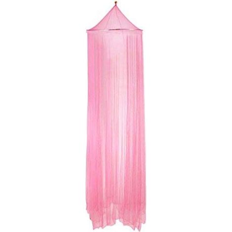 Baldaquin suspendu avec moustiquaire. Rideau de lit arrondi. Usage domestique. Rideau en tissu style princesse pour chambre d'enfant. (1/5)
