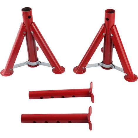 Support de cric de Voiture capacité de 3 tonnes 11,42-16,06 Pouces Support de cric Pliable réglable en Hauteur pour camions SUV ATV (1/5)