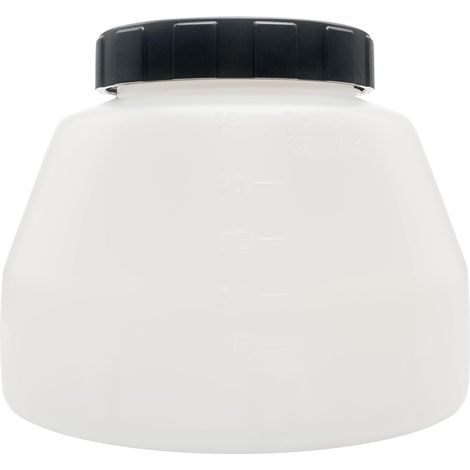1 Godet de peinture, 1400 ml, avec couvercle amovible, pour pulvérisateurs Wood&Metal et FLEXiO, stockage résidus