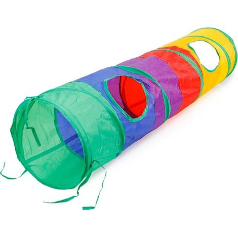 1 tunnel pliable pour jouet de lapin, petite cachette avec entrée à sens unique (1/2)