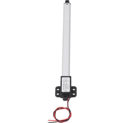 Micro Actionneur électrique, Poussée 150N, Moteur Linéaire 4 Mm/s DC12V  Ouvre-fenêtre à bras de Robot inclinable, course de 200mm, plage de déplacement de 7,9 pouces, Tube en aluminium Durable (1/5)