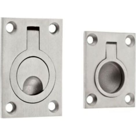 Fingergriff für Schubladenklappen 50 x 40 mm 64 x 46 mm 3 mm