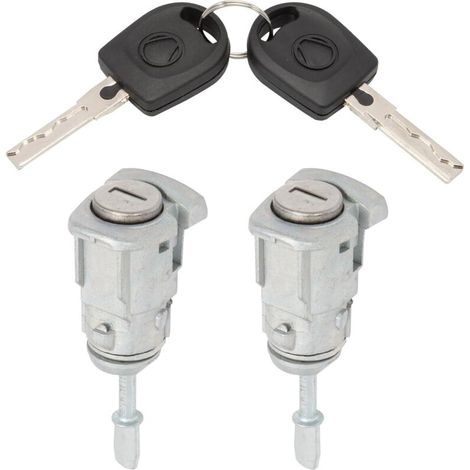 [NEVER USED] Lock cylinder for Golf IV Bora Fabia 604837167 604837168 - Door lock key - Left + right vehicle security lock core