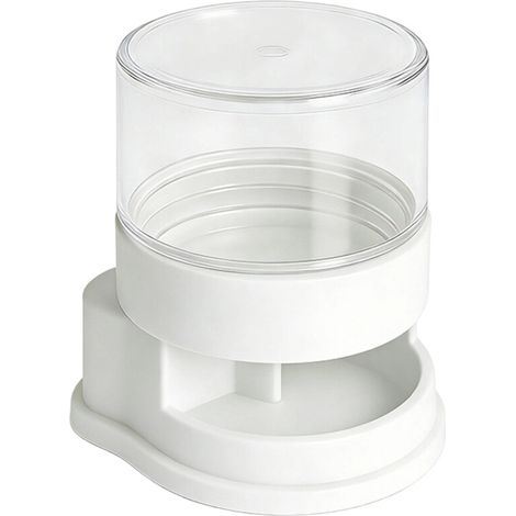Dispensador de agua para reptiles, recipiente para beber - Blanco
