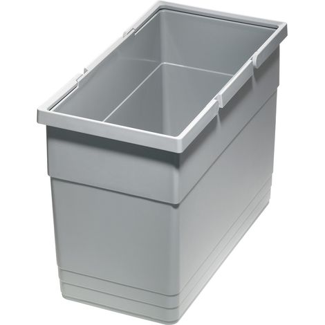 Ninka eins2vier Abfallsammler 21 L 275 x 210 x 420 mm alugrau 5137.11 (1/3)