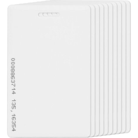 10 cartes de contrôle d'accès RFID lisibles à 125 kHz, cartes de contrôle d'accès de proximité (1/5)