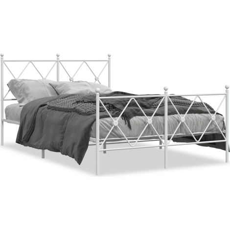Maison Exclusive - Estructura cama sin colchón con estribo metal (1/5)