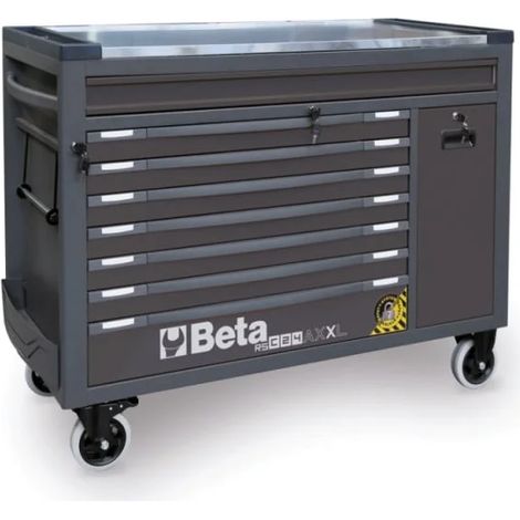 Beta RSC24AXXL Cassettiera mobile 8 cassetti antiribaltamento lunga - Antracite