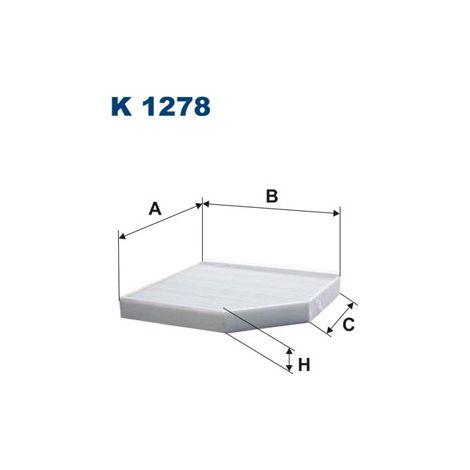 Filtre d'habitacle Filtron K1278