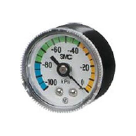 Manomètre SMC, -100kPa à 200kPa, raccord R 1/8, Ø cadran 43mm ( Prix pour 1 )